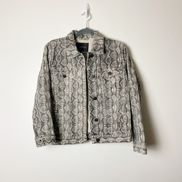 BLANK NYC • Women’s Snake Along Trucker Jacket Size Small - Picture 4 of 8